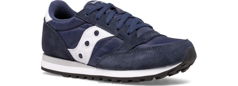 Saucony Kids Jazz Original Sneaker 8460X1014 Navy/White