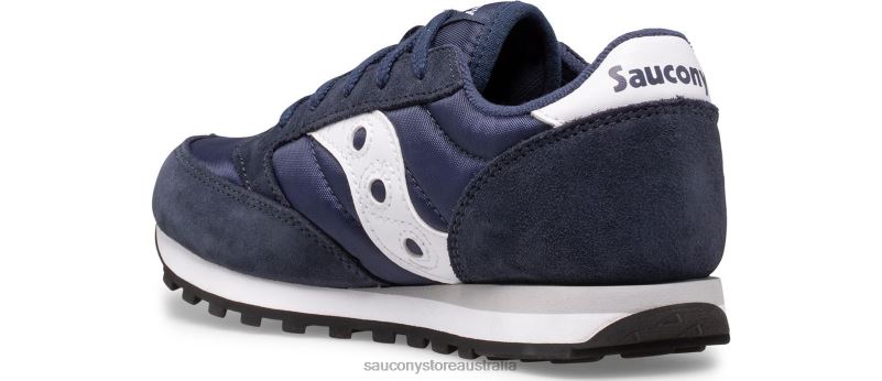 Saucony Kids Jazz Original Sneaker 8460X1014 Navy/White
