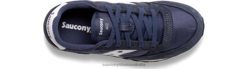 Saucony Kids Jazz Original Sneaker 8460X1014 Navy/White