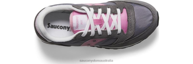 Saucony Kids Jazz Original Sneaker 8460X1016 Grey/Pink
