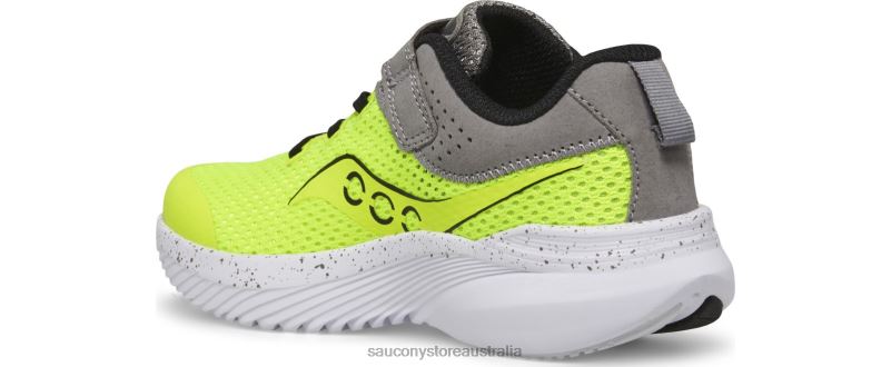 Saucony Kids Kinvara 14 A/C Sneaker 8460X1020 Citron/Grey