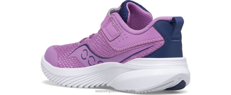 Saucony Kids Kinvara 14 A/C Sneaker 8460X1021 Grape/Indigo