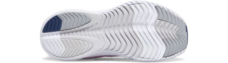 Saucony Kids Kinvara 14 A/C Sneaker 8460X1021 Grape/Indigo