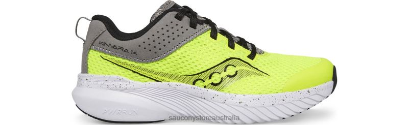 Saucony Kids Kinvara 14 Sneaker 8460X1001 Citron/Grey