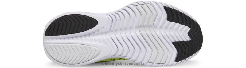 Saucony Kids Kinvara 14 Sneaker 8460X1001 Citron/Grey