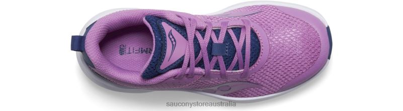 Saucony Kids Kinvara 14 Sneaker 8460X1002 Grape/Indigo