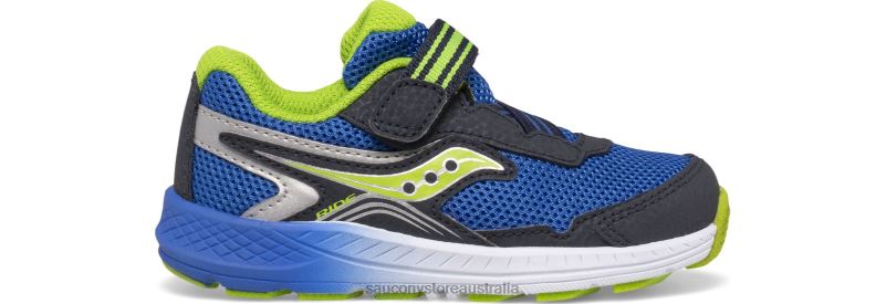 Saucony Kids Ride 10 Jr. Sneaker 8460X956 Navy/Green