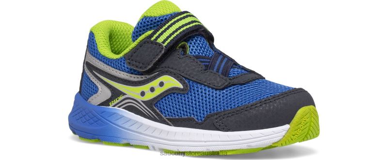 Saucony Kids Ride 10 Jr. Sneaker 8460X956 Navy/Green
