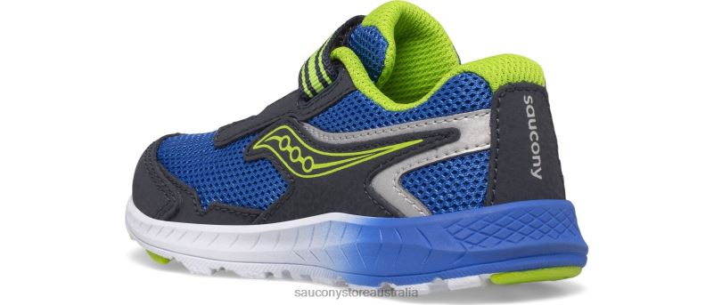 Saucony Kids Ride 10 Jr. Sneaker 8460X956 Navy/Green