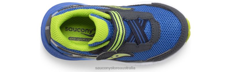 Saucony Kids Ride 10 Jr. Sneaker 8460X956 Navy/Green