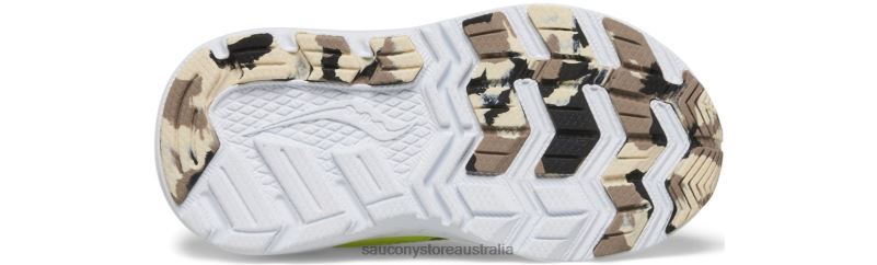 Saucony Kids Ride 10 Jr. Sneaker 8460X960 Citron/Black