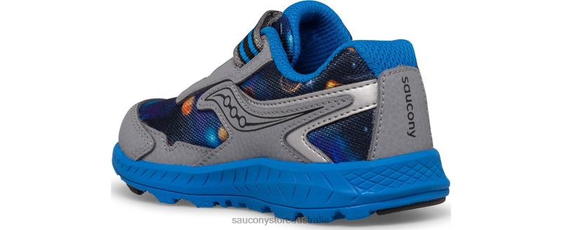 Saucony Kids Ride 10 Jr. Sneaker 8460X962 Grey/Blue/Space