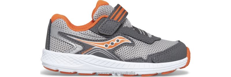 Saucony Kids Ride 10 Jr. Sneaker 8460X963 Grey/Orange