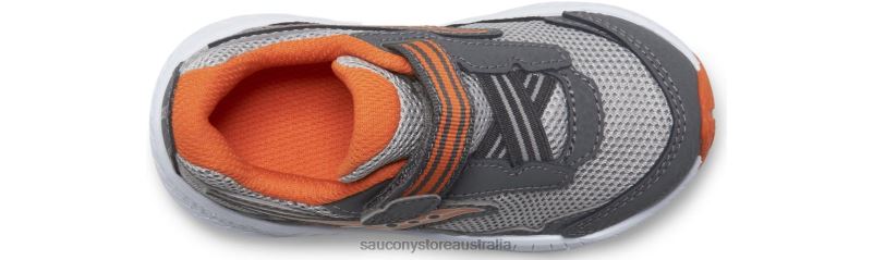 Saucony Kids Ride 10 Jr. Sneaker 8460X963 Grey/Orange