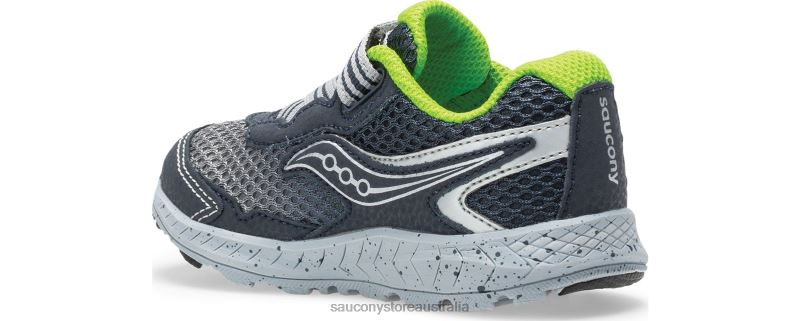 Saucony Kids Ride 10 Jr. Sneaker 8460X964 Navy/Green