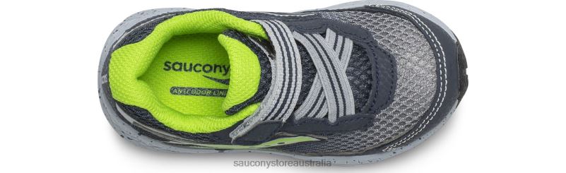 Saucony Kids Ride 10 Jr. Sneaker 8460X964 Navy/Green