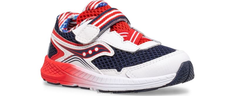 Saucony Kids Ride 10 Jr. Sneaker 8460X969 Red/White/Blue