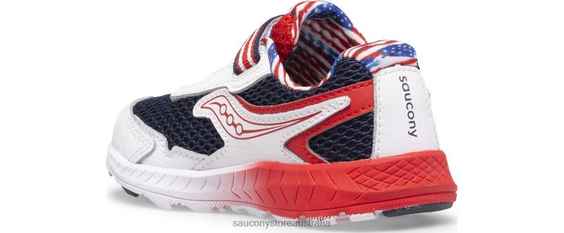 Saucony Kids Ride 10 Jr. Sneaker 8460X969 Red/White/Blue