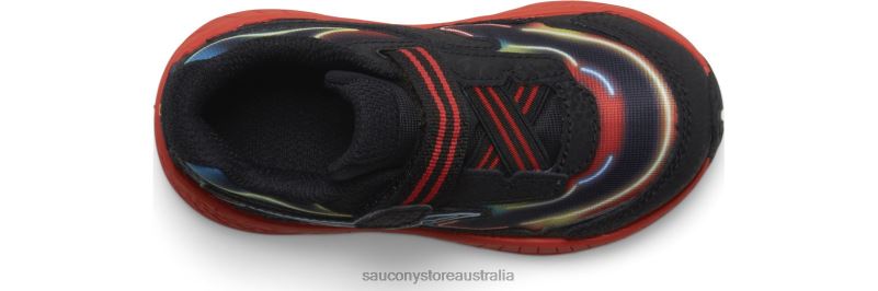 Saucony Kids Ride 10 Jr. Sneaker 8460X984 Neon/Black/Red
