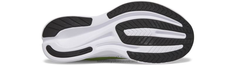 Saucony Kids Ride 15 Sneaker 8460X1034 Black/Green