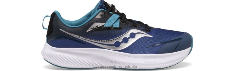 Saucony Kids Ride 15 Sneaker 8460X1038 Twilight/Black