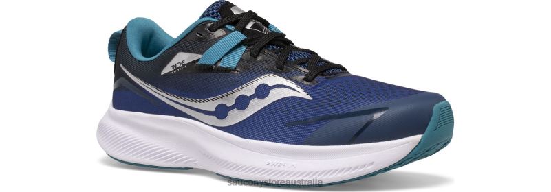 Saucony Kids Ride 15 Sneaker 8460X1038 Twilight/Black