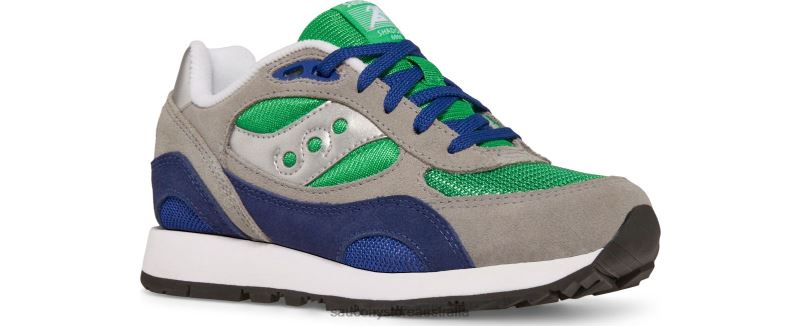Saucony Kids Shadow 6000 Sneaker 8460X1028 Grey/Blue/Green
