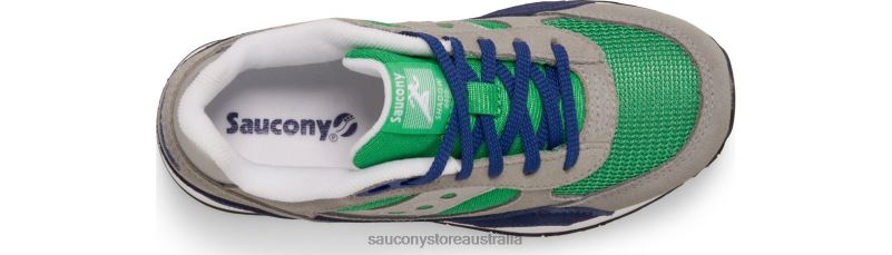 Saucony Kids Shadow 6000 Sneaker 8460X1028 Grey/Blue/Green