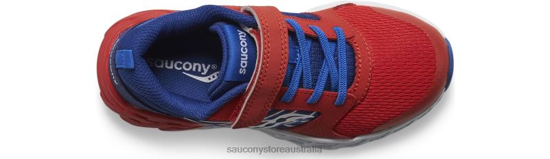 Saucony Kids Wind 2.0 A/C Sneaker 8460X878 Red/Blue