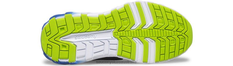 Saucony Kids Wind 2.0 Lace Sneaker 8460X937 Blue/Green