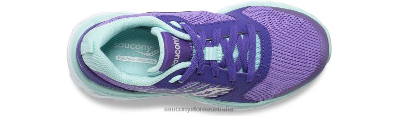 Saucony Kids Wind 2.0 Lace Sneaker 8460X944 Purple