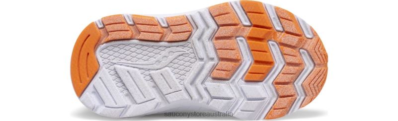 Saucony Kids Wind FST Jr. Sneaker 8460X910 Navy/Orange