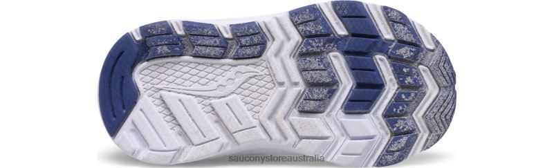 Saucony Kids Wind FST Jr. Sneaker 8460X911 Silver/Blue/Pink