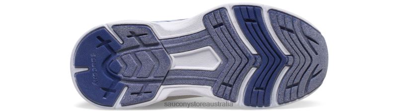 Saucony Kids Wind FST Lace Sneaker 8460X867 Silver/Blue/Pink