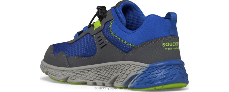 Saucony Kids Wind Shield 3.0 Sneaker 8460X1010 Blue/Green