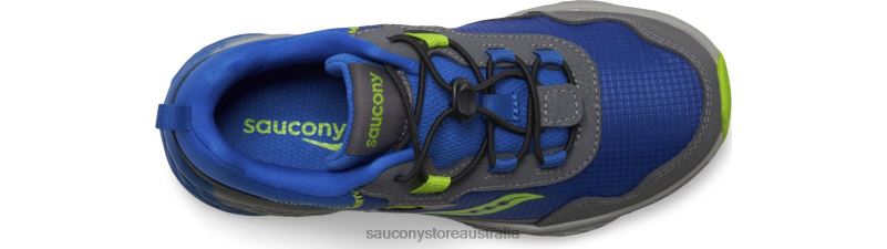 Saucony Kids Wind Shield 3.0 Sneaker 8460X1010 Blue/Green