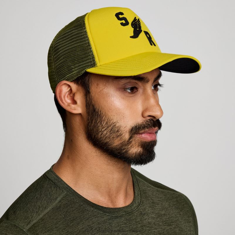 Saucony Men Foamie Trucker Hat 8460X467 Arroyo Graphic