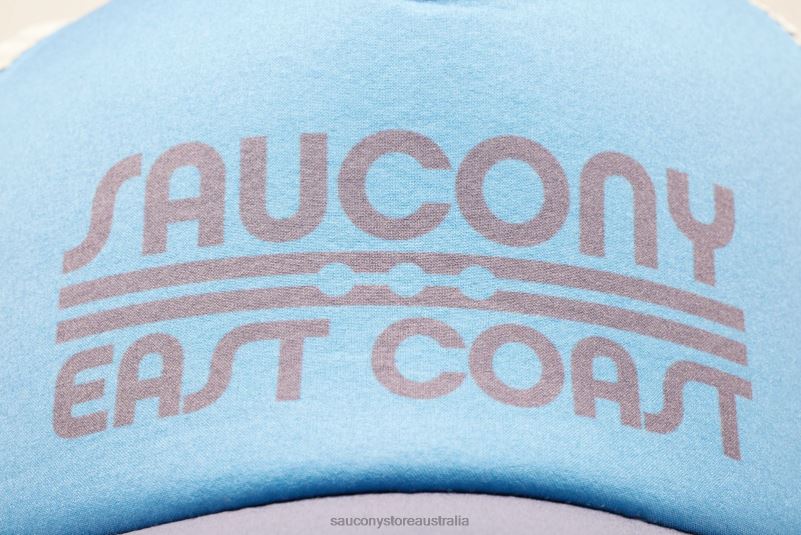 Saucony Men Foamie Trucker Hat 8460X468 Azure Graphic