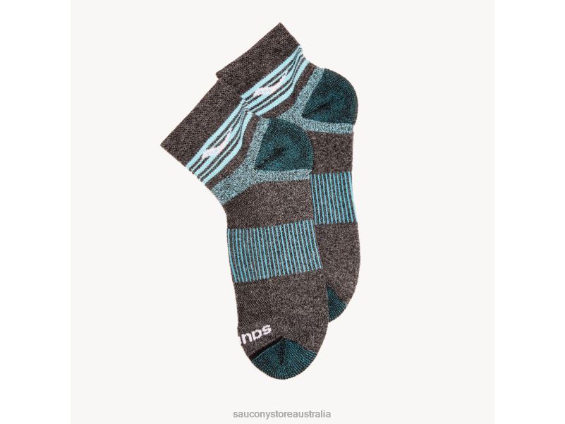 Saucony Men Inferno Quarter 3-Pack Socks 8460X483 Bright Future