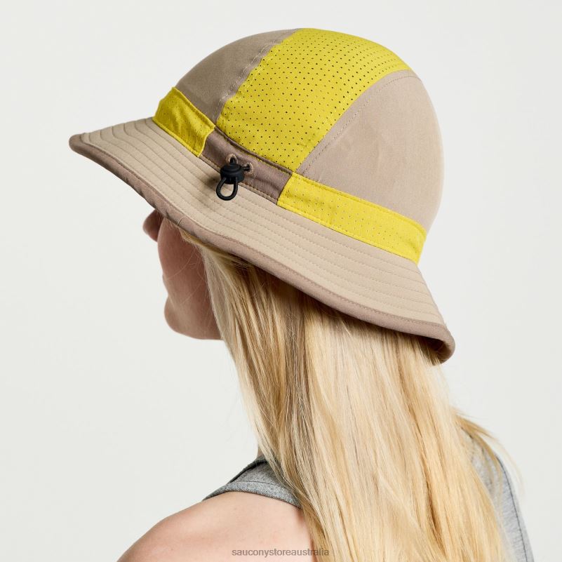 Saucony Men Outpace Bucket Hat 8460X436 Pewter