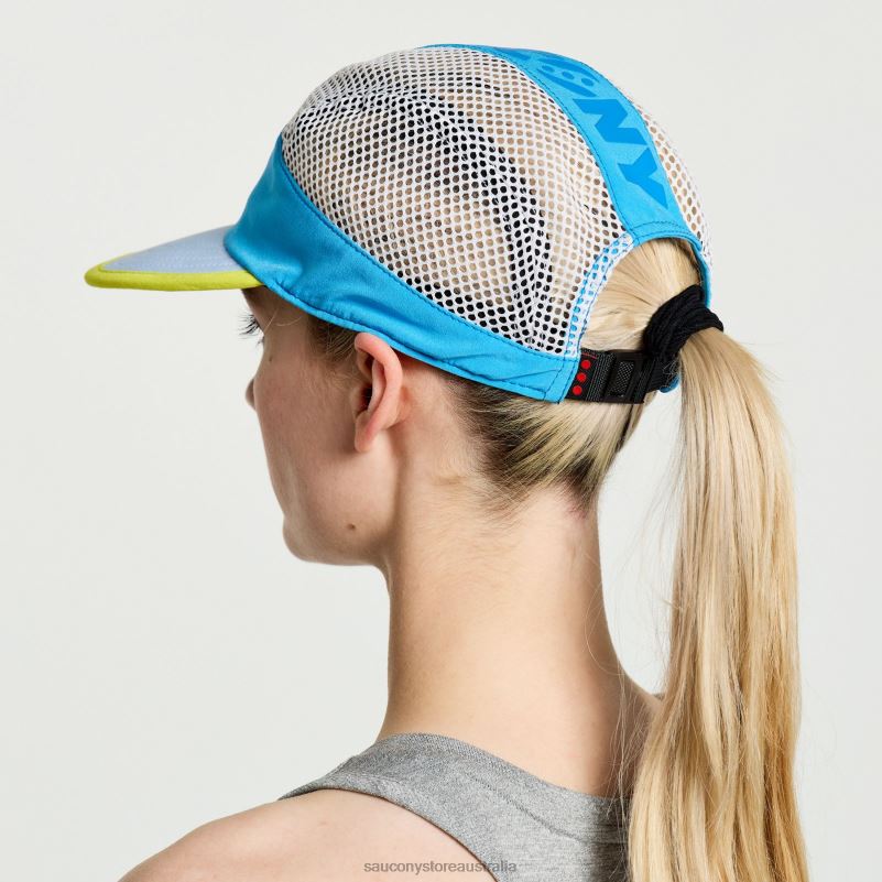 Saucony Men Outpace Foamie Hat 8460X458 Azure