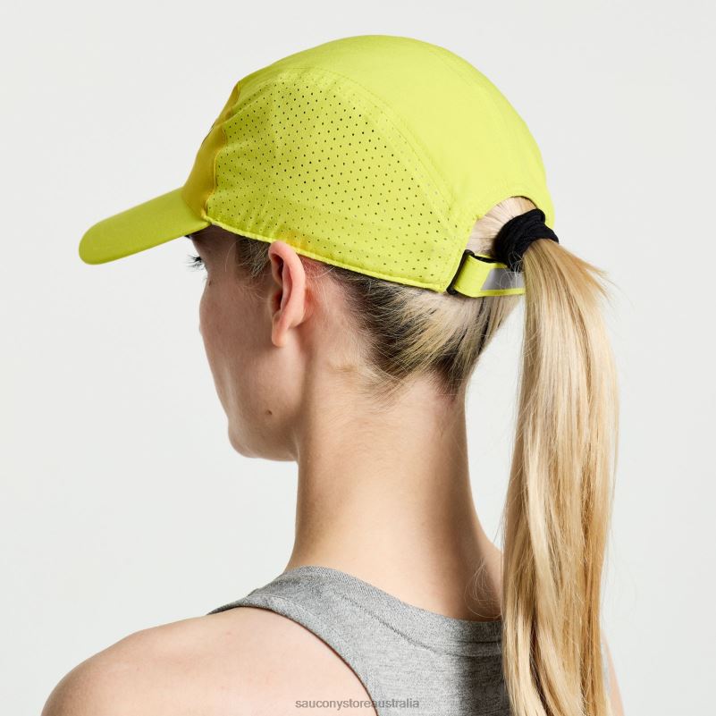 Saucony Men Outpace Hat 8460X448 Citron