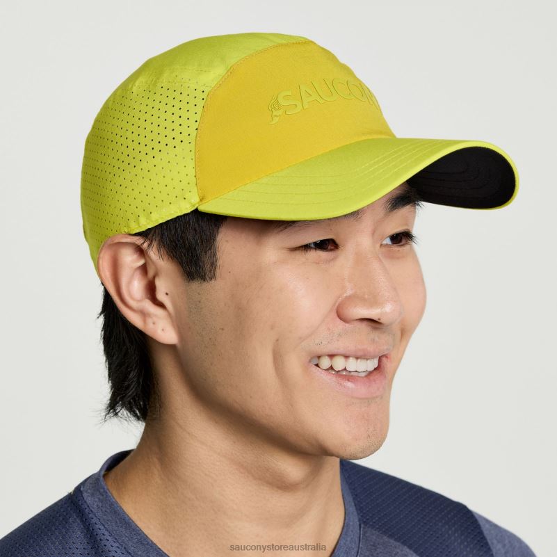 Saucony Men Outpace Hat 8460X448 Citron