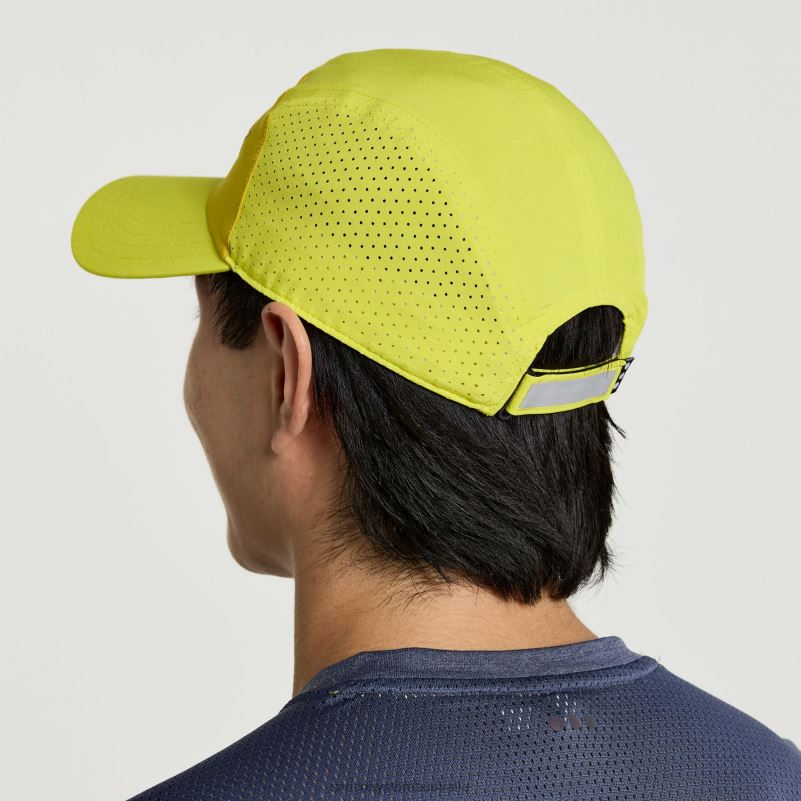 Saucony Men Outpace Hat 8460X448 Citron
