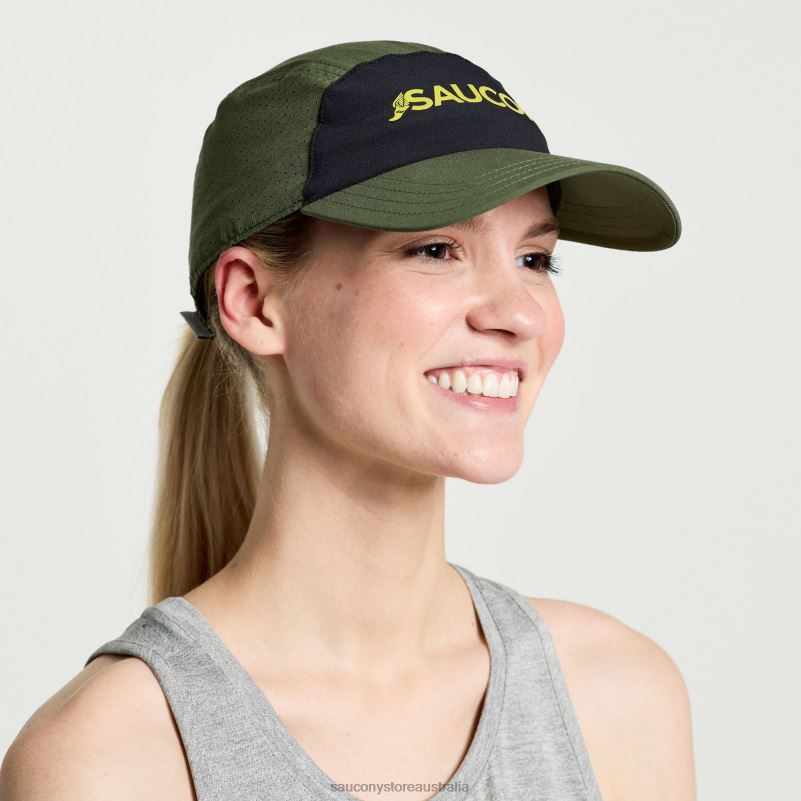 Saucony Men Outpace Hat 8460X449 Climbing Ivy