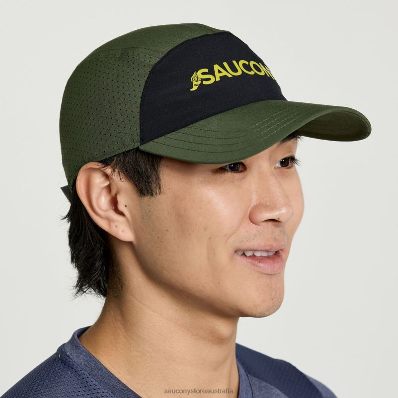 Saucony Men Outpace Hat 8460X449 Climbing Ivy