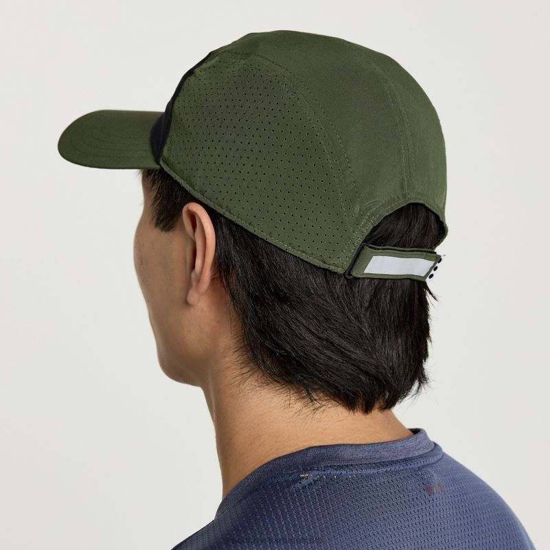 Saucony Men Outpace Hat 8460X449 Climbing Ivy