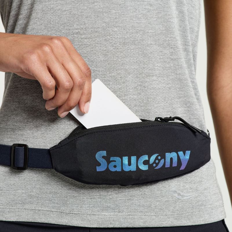 Saucony Men Outpace Run Belt 8460X454 Black