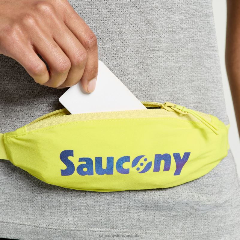 Saucony Men Outpace Run Belt 8460X455 Citron