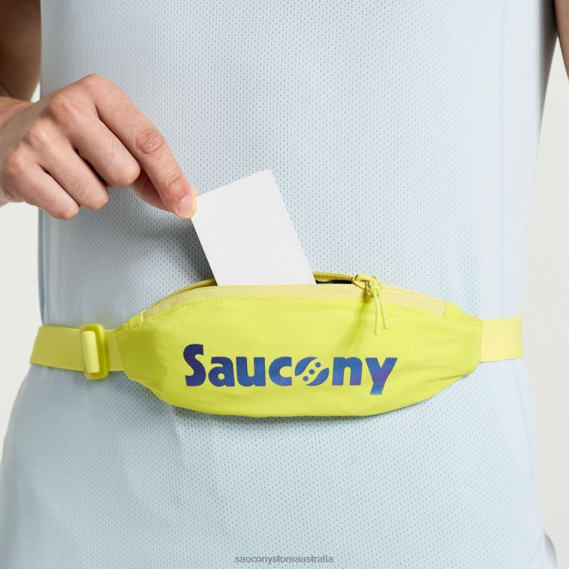 Saucony Men Outpace Run Belt 8460X455 Citron